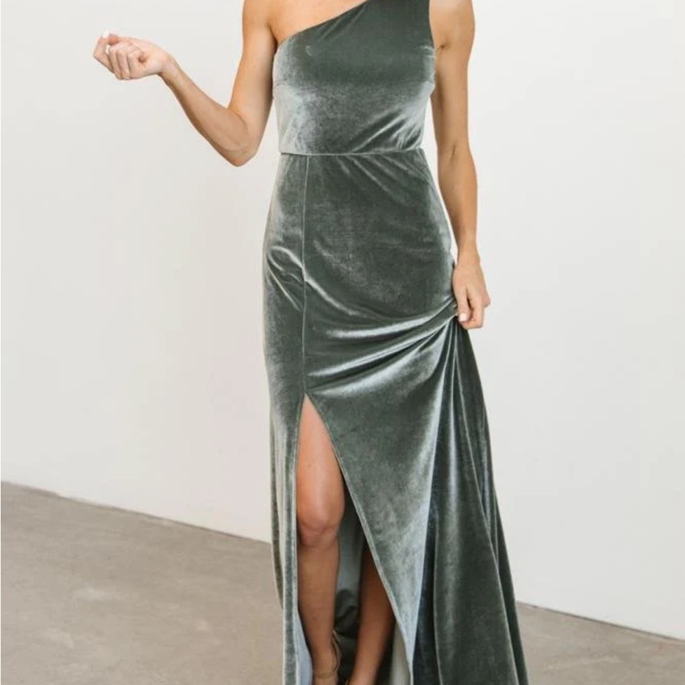 NWT Baltic Born Tatiana One Shoulder Eucalyptus